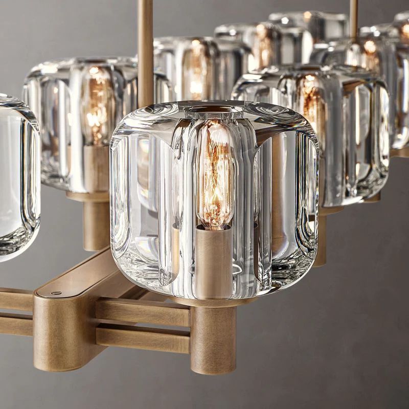 Demaret Double Linear Dining Room Chandelier 54''