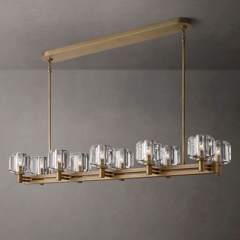 Demaret Double Linear Dining Room Chandelier 54''