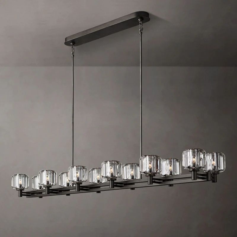 Demaret Double Linear Dining Room Chandelier 72''