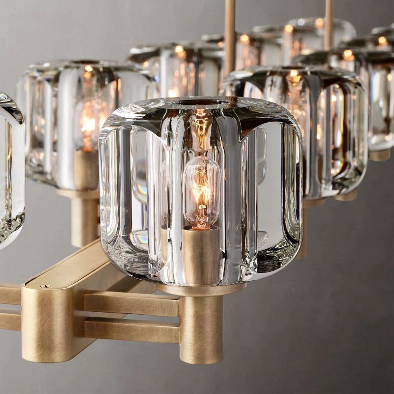 Demaret Double Linear Dining Room Chandelier 72''
