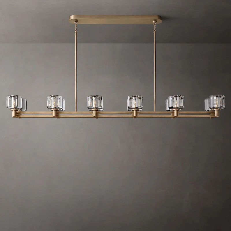 Demaret Double Linear Dining Room Chandelier 72''