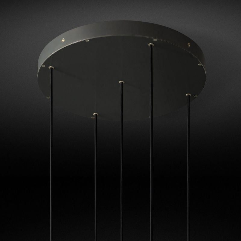 Glass Globe Mobile Cluster Bed Room Chandelier 28"