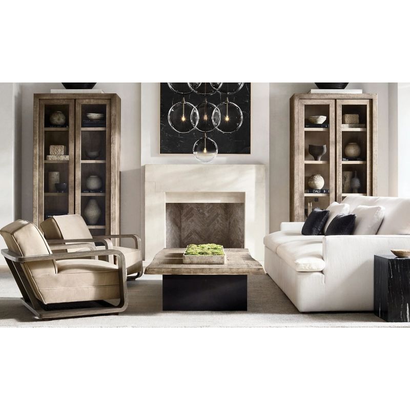 Glass Globe Mobile Cluster Living Room Chandelier 44"