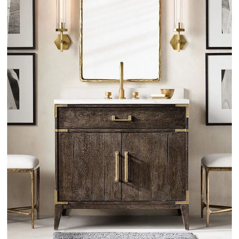 Lambet Hexagonal Grand Bathroom Wall Sconce