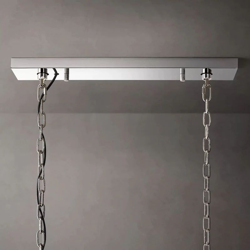 Harlou Alabaster Rectangular Dining Room Chandelier 42"