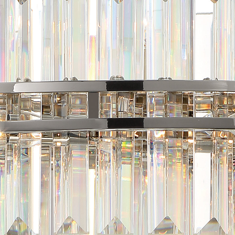Haky Round Crystal 16 Light Chandelier