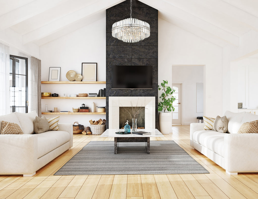 Haky Round Crystal 16 Light Chandelier