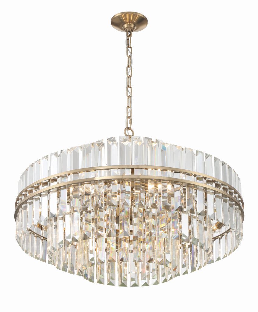 Haky Round Crystal 16 Light Chandelier