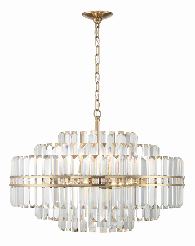 Haky Round Crystal 16 Light Chandelier