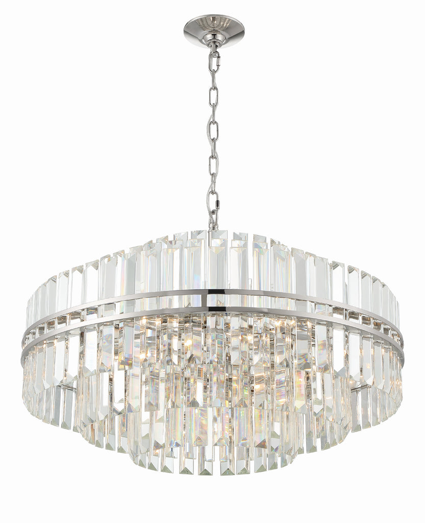 Haky Round Crystal 16 Light Chandelier