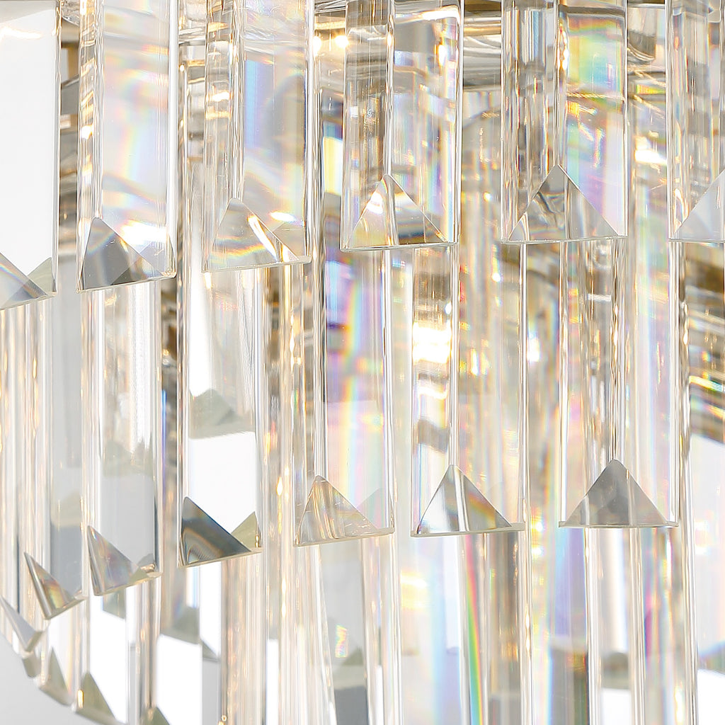 Haky Round Crystal 16 Light Chandelier