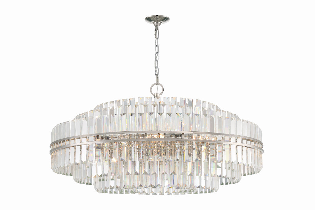 Haky Round Crystal 32 Light Chandelier