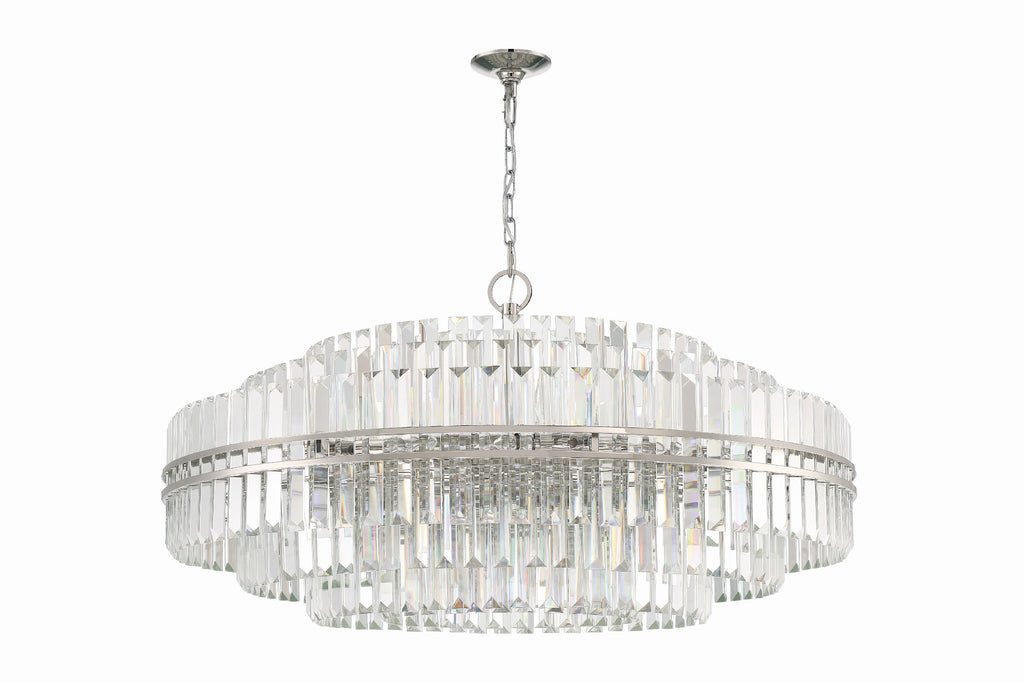 Haky Round Crystal 32 Light Chandelier