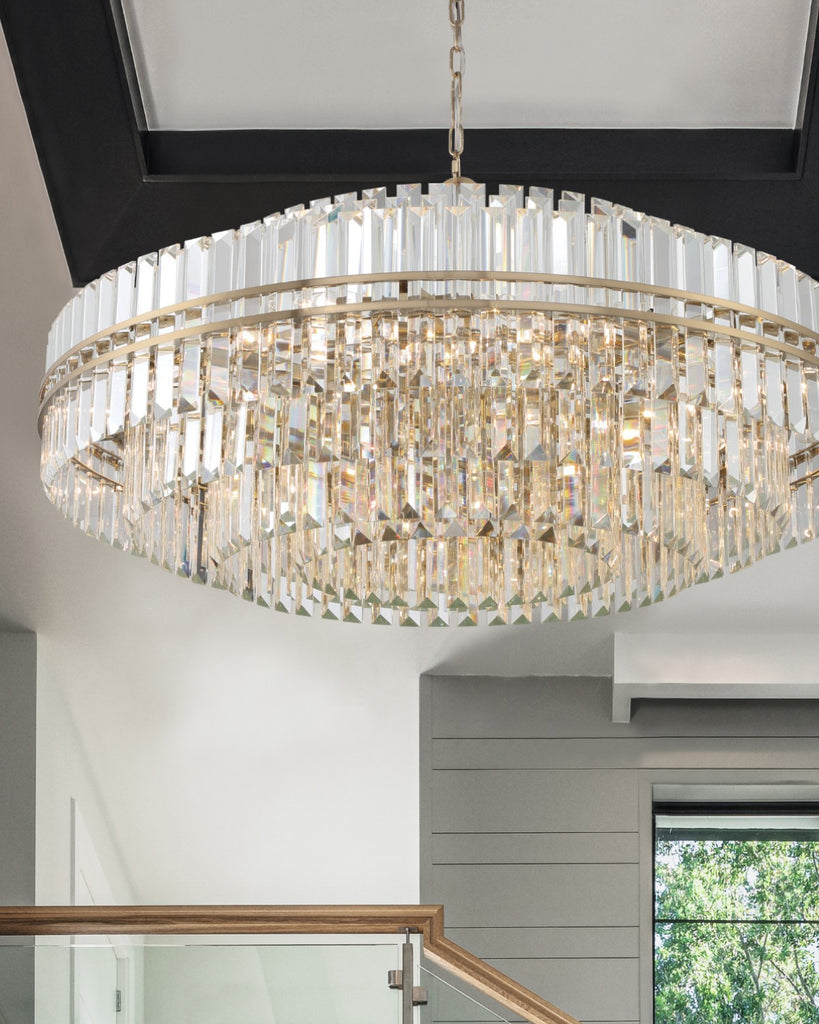 Haky Round Crystal 32 Light Chandelier