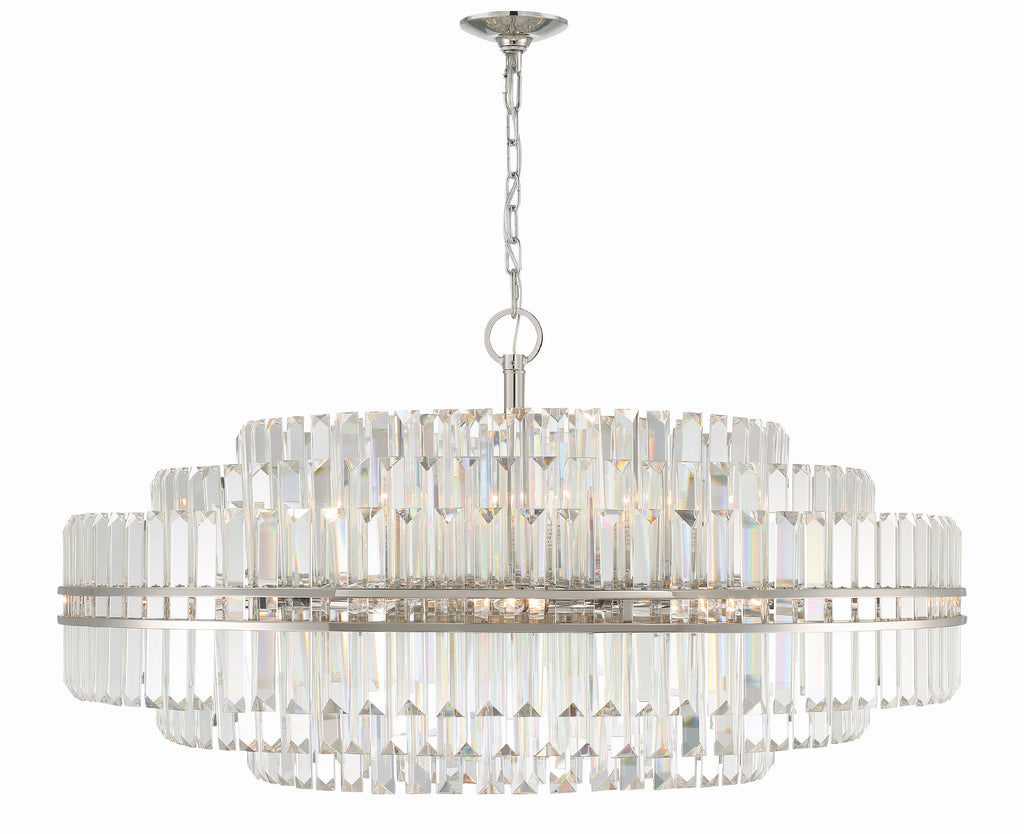 Haky Round Crystal 32 Light Chandelier