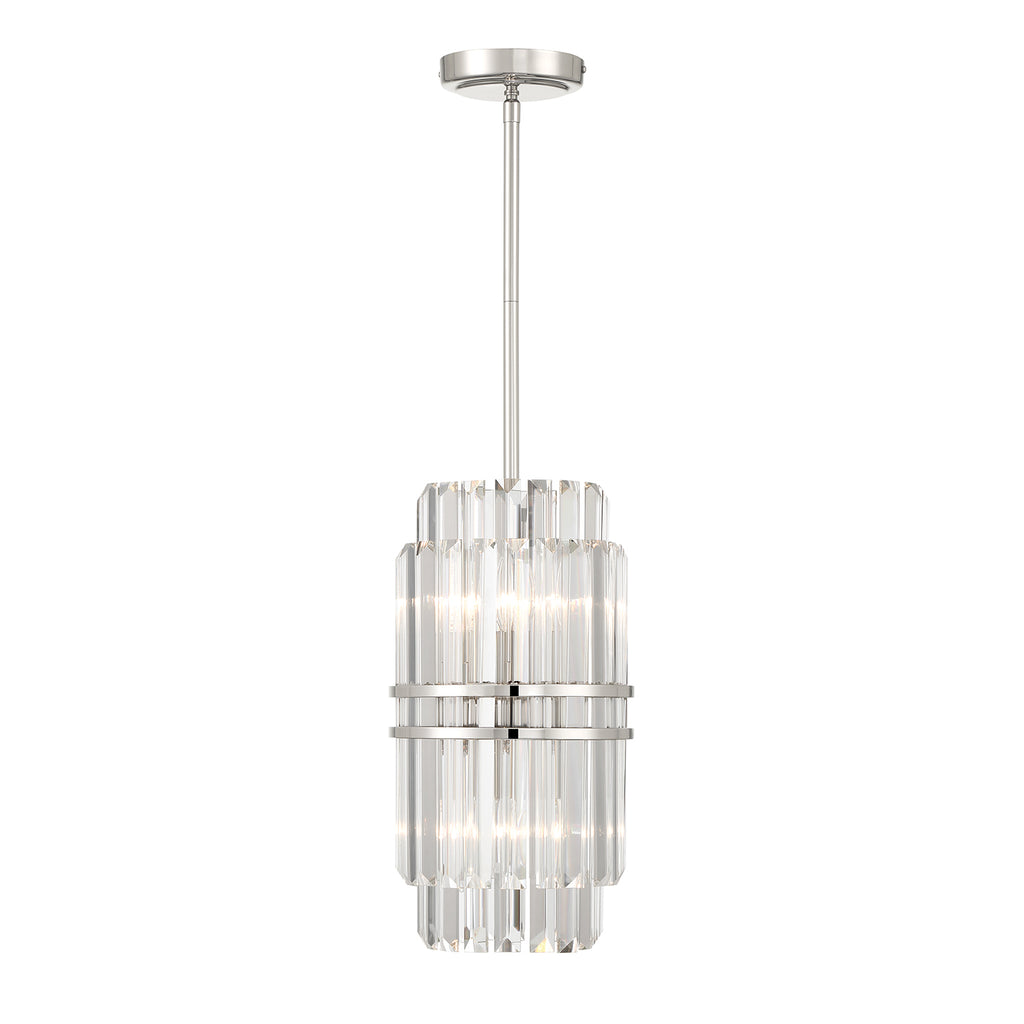 Haky Round Crystal 4 Light Chandelier