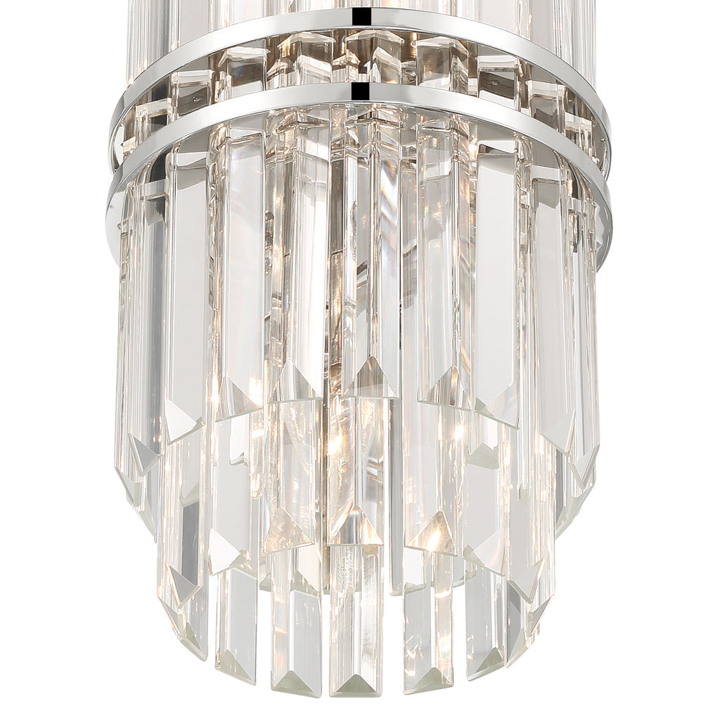 Haky Round Crystal 4 Light Chandelier