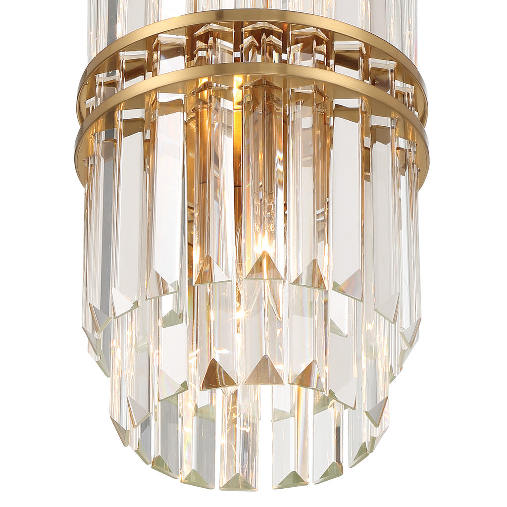 Haky Round Crystal 4 Light Chandelier
