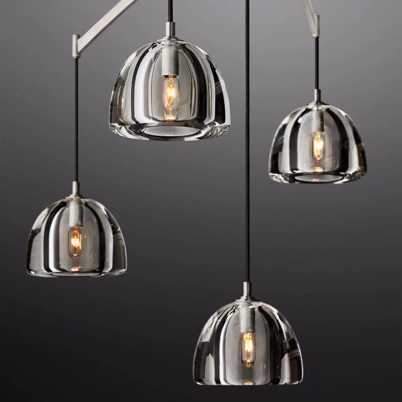 Hemispherical Linear Dining Room Chandelier 72''