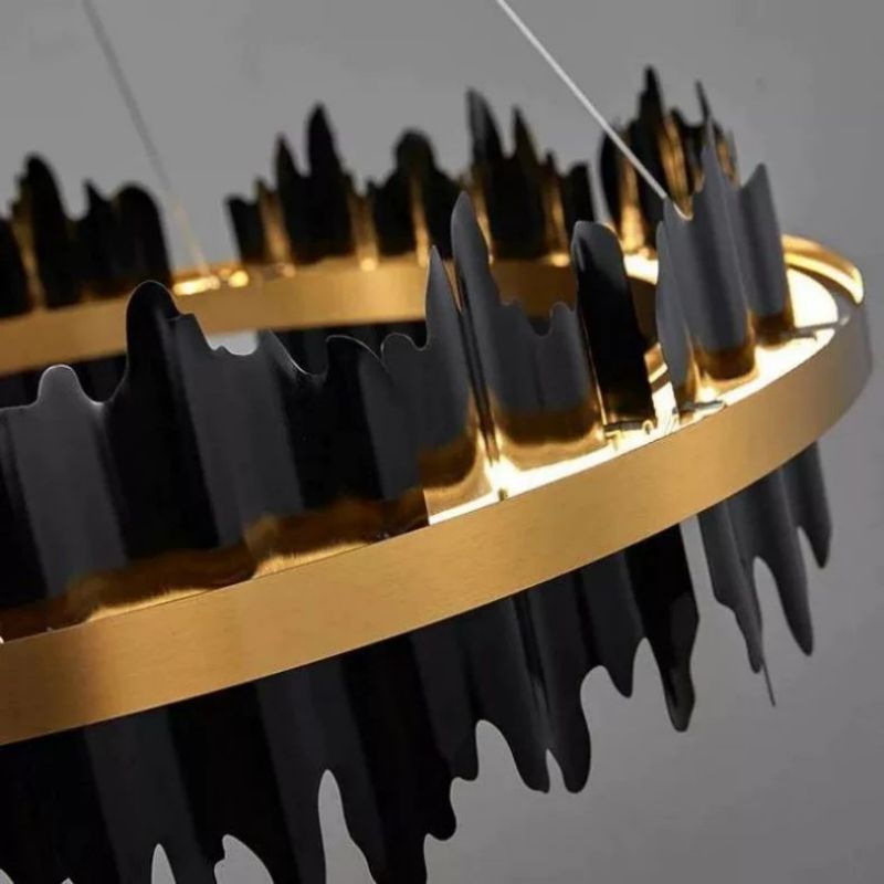 Kakira 2-Tier Modern Round Chandelier