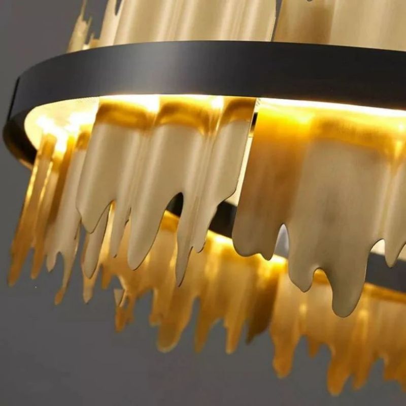 Kakira 2-Tier Modern Round Chandelier