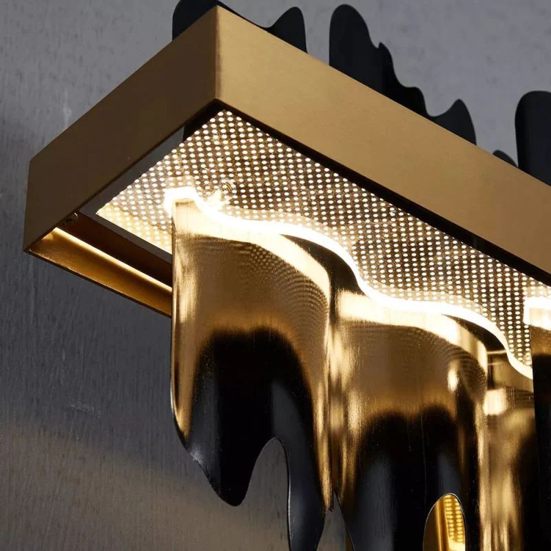 Kakira Modern Sculpture Linear Dining Room Chandelier