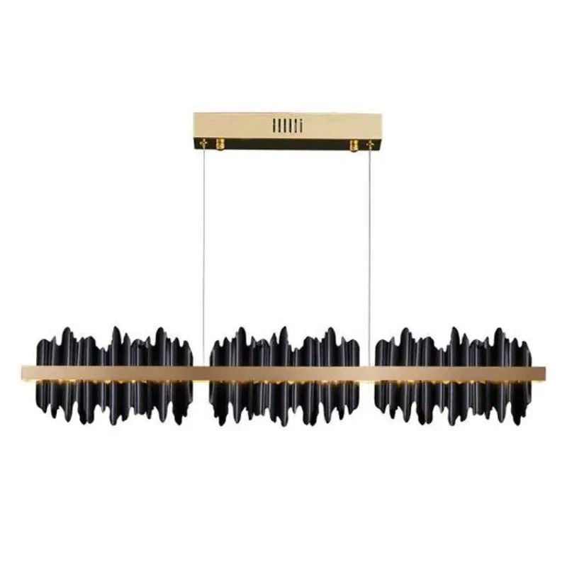 Kakira Modern Sculpture Linear Dining Room Chandelier