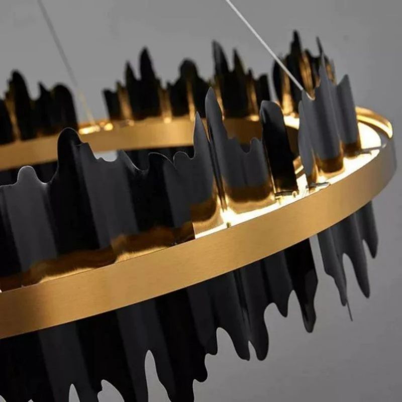 Kakira Modern Sculpture Round Chandelier