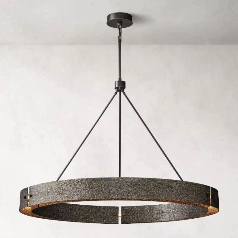 Voury Round Chandelier 60" For Living Room