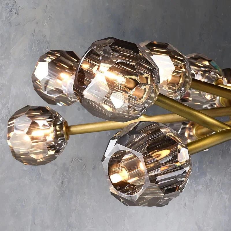Kristina Glass Round Chandelier 36"