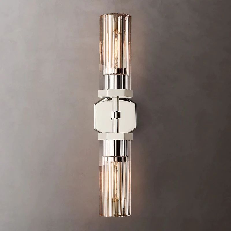 Lambet Hexagonal Linear Short Bedroom Wall Sconce