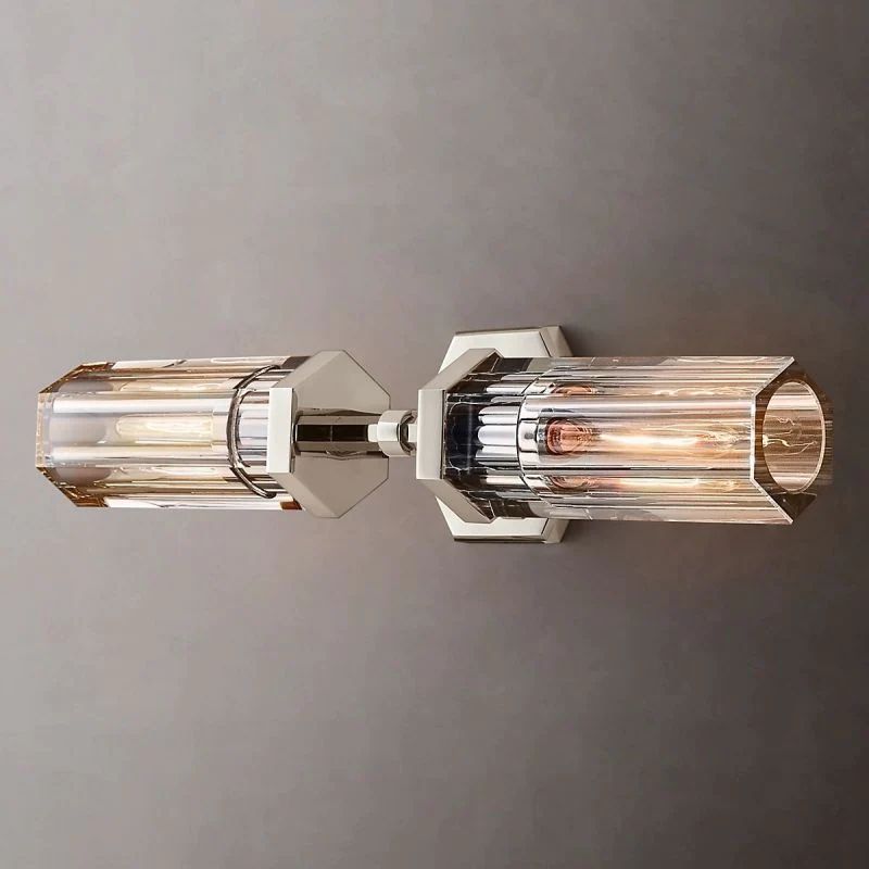 Lambet Hexagonal Linear Short Bedroom Wall Sconce