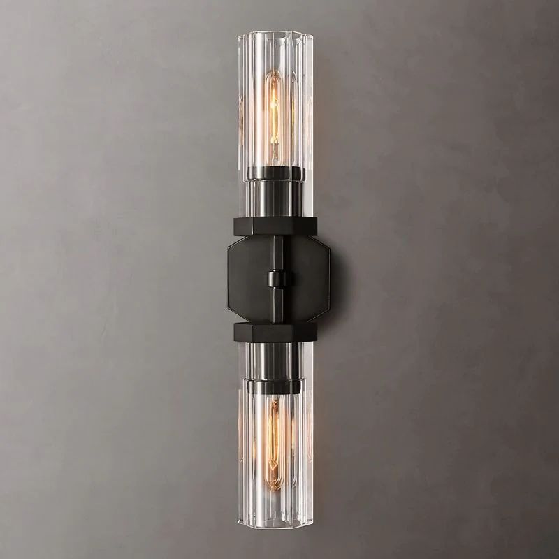 Lambet Hexagonal Linear Short Bedroom Wall Sconce