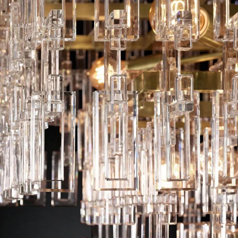 Marigna 3-Tier Rectangle Living Room Chandelier 60"
