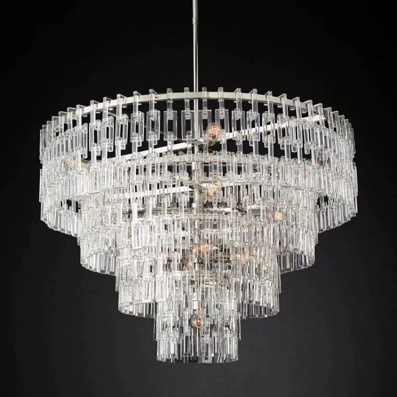 Marigna 4-Tier Round Dining Room Chandelier 48"