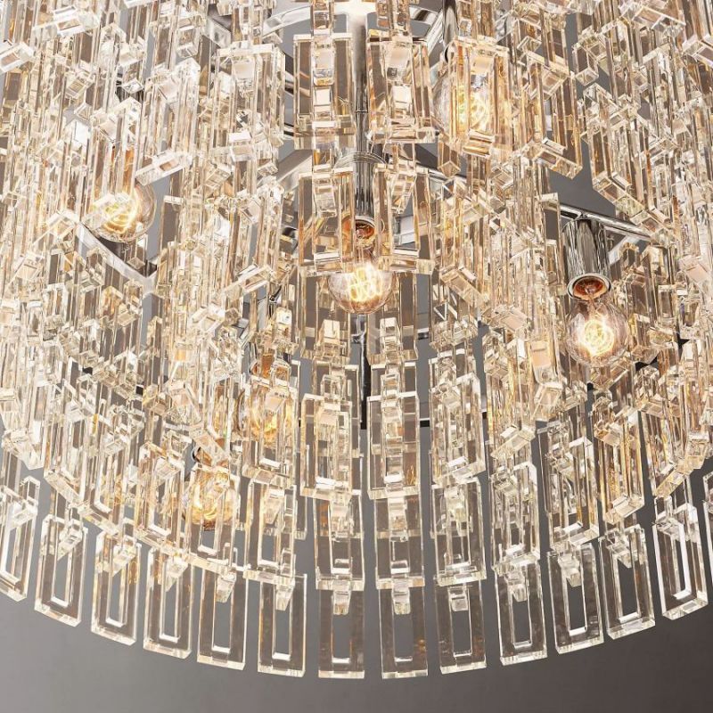 Marigna Round Chandelier 36" For Living Room