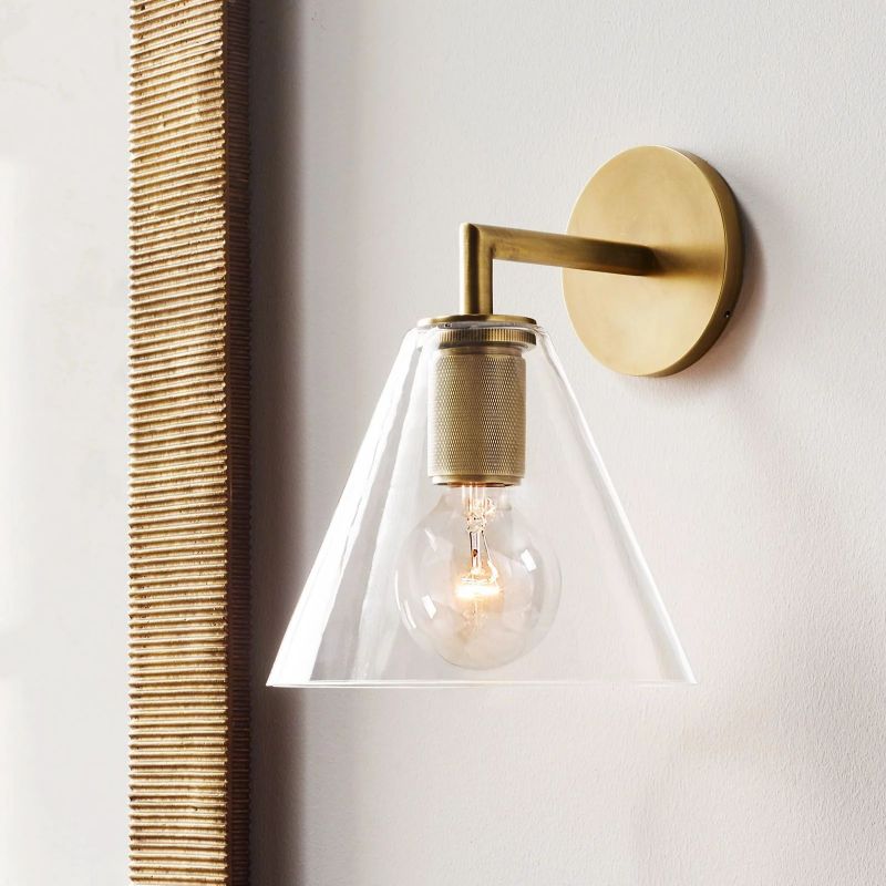 Mechanic Funnel Shade Bathroom Sconce