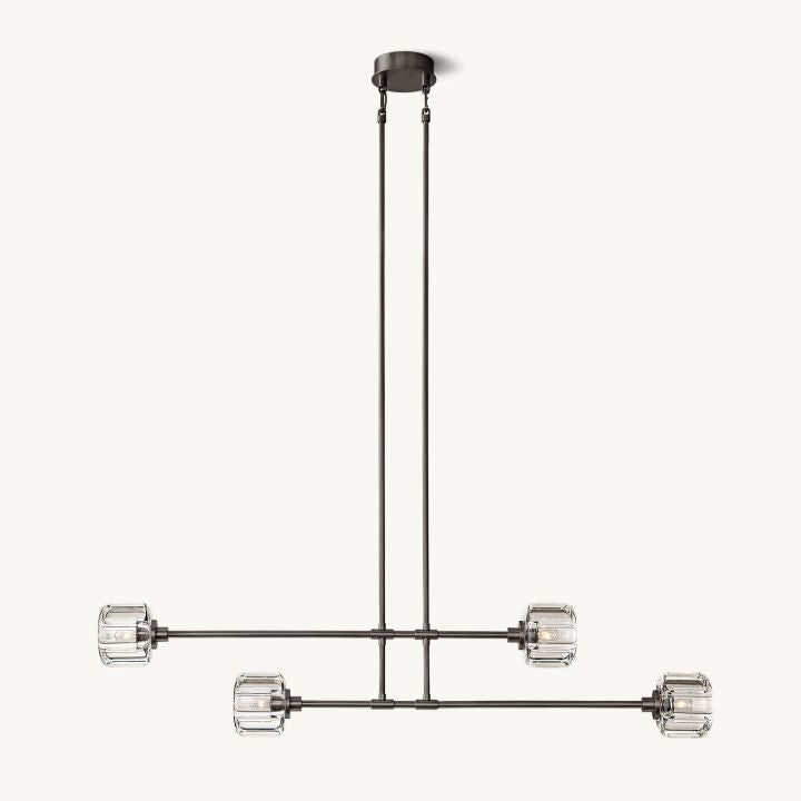 Demaret Modern Linear Living Room Chandelier 54“