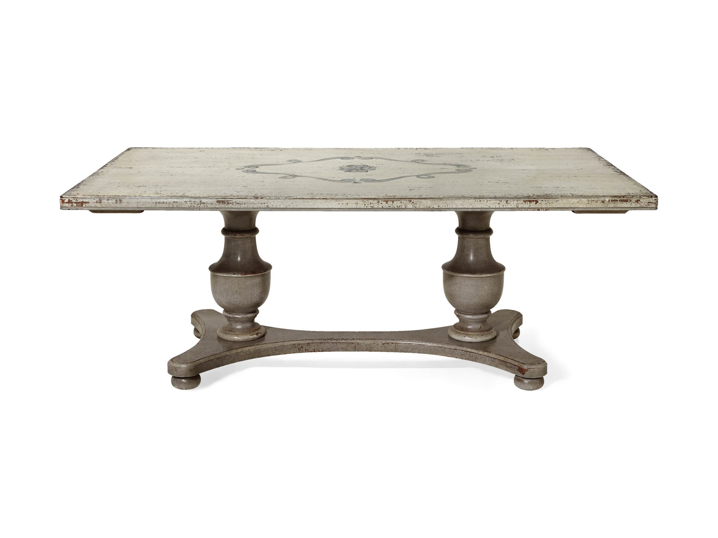 Biancca Center Scroll Bell’Arte Dining Table