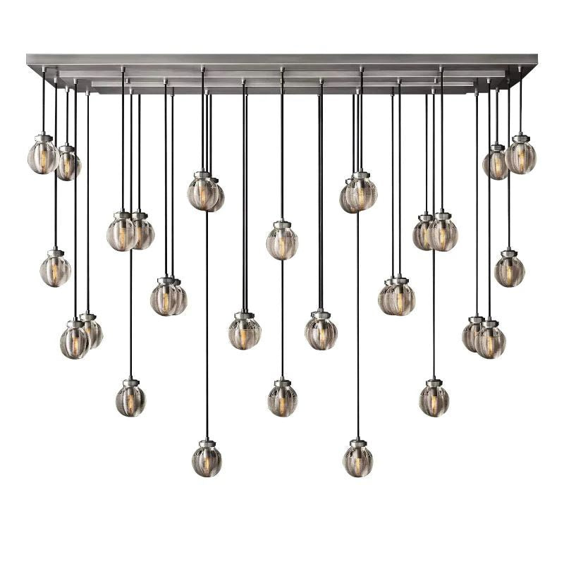 Pearl Rectangle Living Room Chandelier 72"