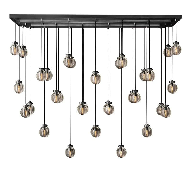Pearl Rectangle Living Room Chandelier 72"