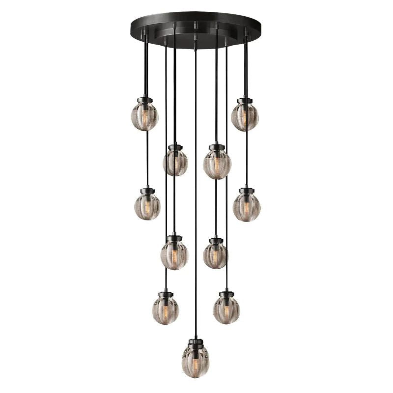 Pearl Round Bed Room Chandelier 22"