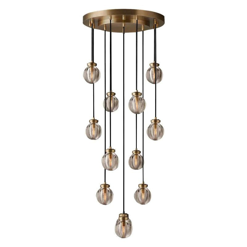 Pearl Round Bed Room Chandelier 22"