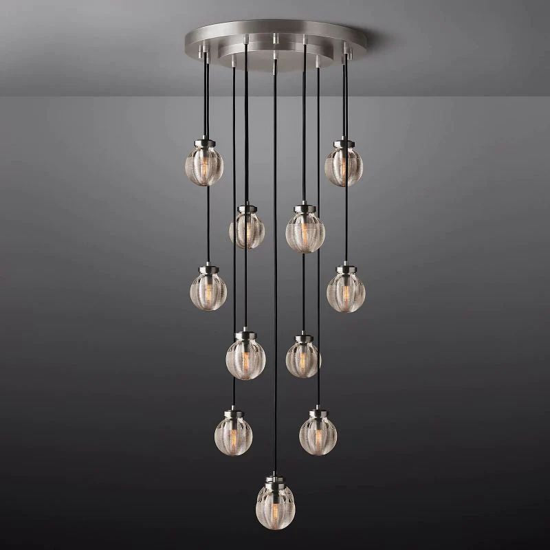 Pearl Round Bed Room Chandelier 22"