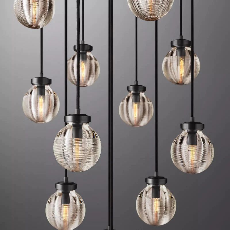 Pearl Round Bed Room Chandelier 22"
