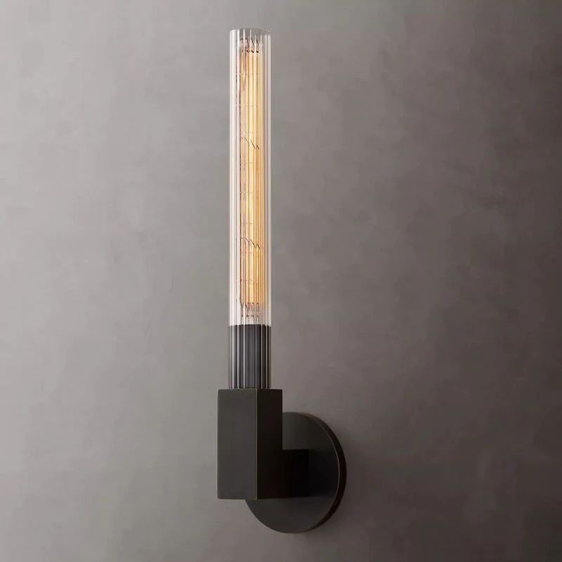 Cannele Glass Bedroom Wall Sconce