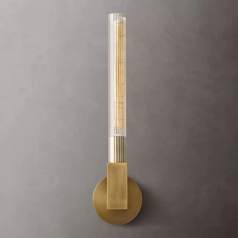 Cannele Glass Bedroom Wall Sconce