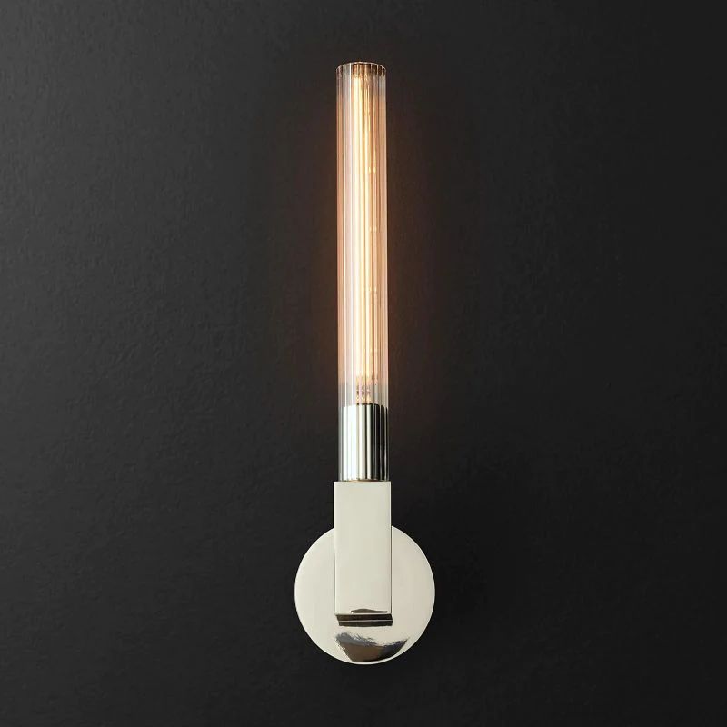 Cannele Glass Bedroom Wall Sconce