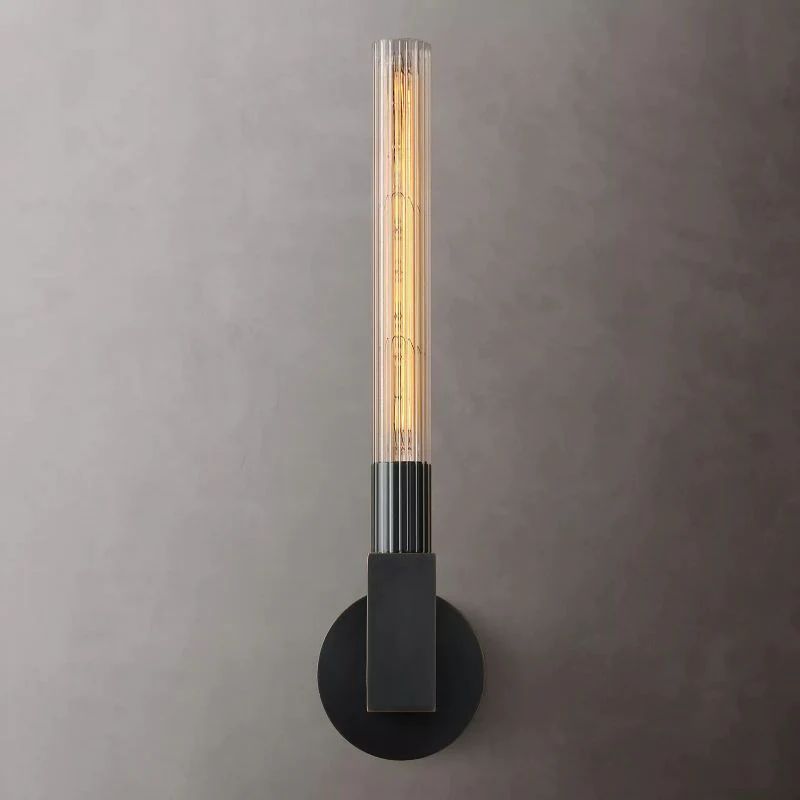 Cannele Glass Bedroom Wall Sconce
