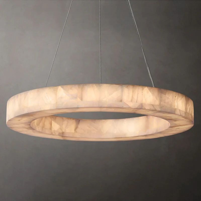 Riveage Calcite Round Chandelier 31"40"60"